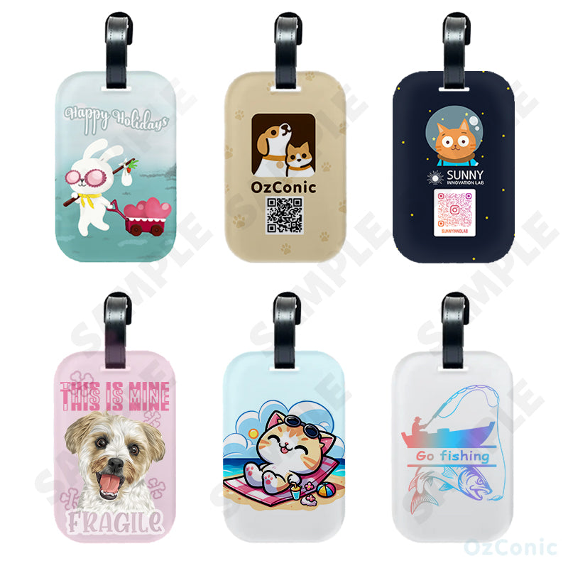 Personalized Acrylic Luggage Tag ( Single Side )