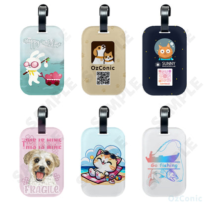 Personalized Acrylic Luggage Tag ( Single Side )