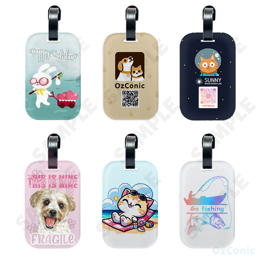 Personalized Acrylic Luggage Tag ( Single Side )