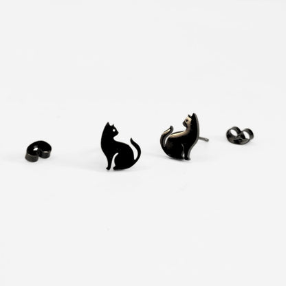 Black Cat Studs