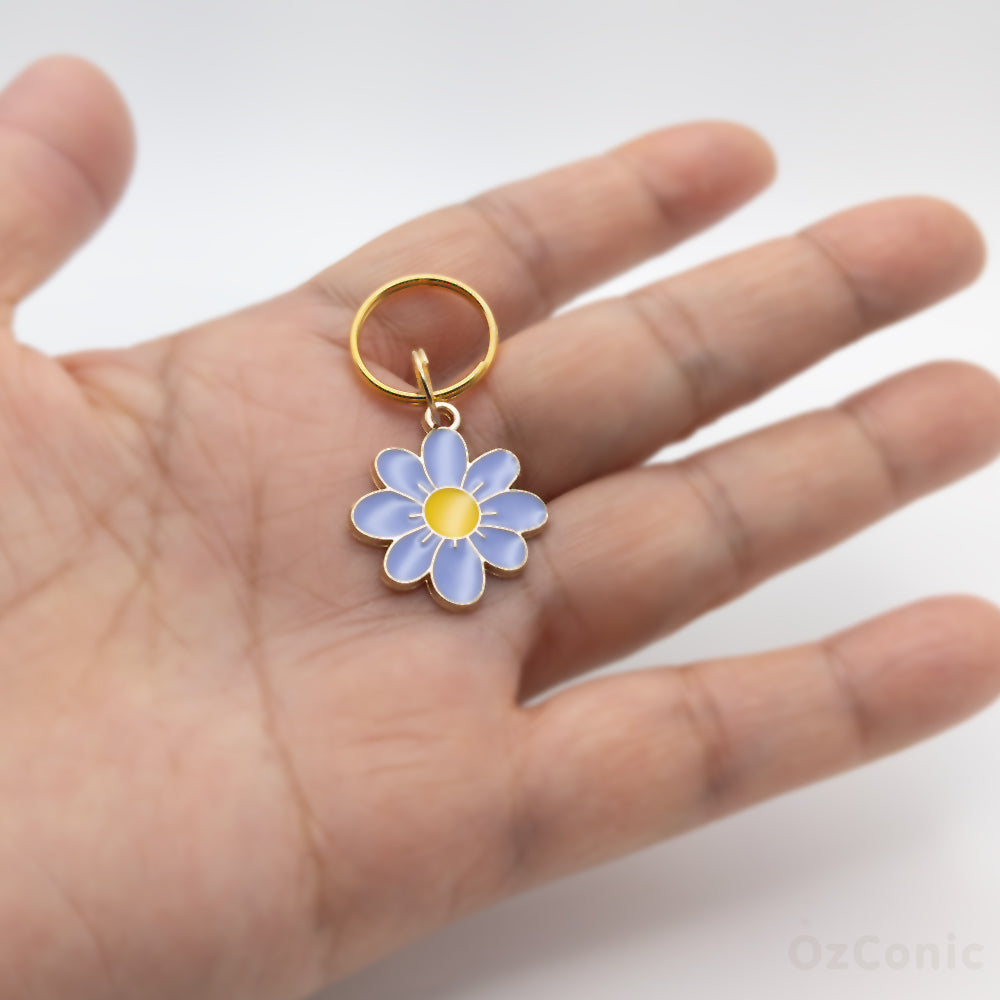 Daisy charm for cat, dog, necklace, earring, keychain or other accessories *Free shipping*