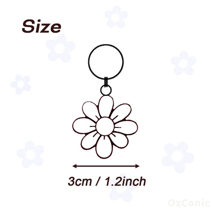 Daisy charm for cat, dog, necklace, earring, keychain or other accessories *Free shipping*