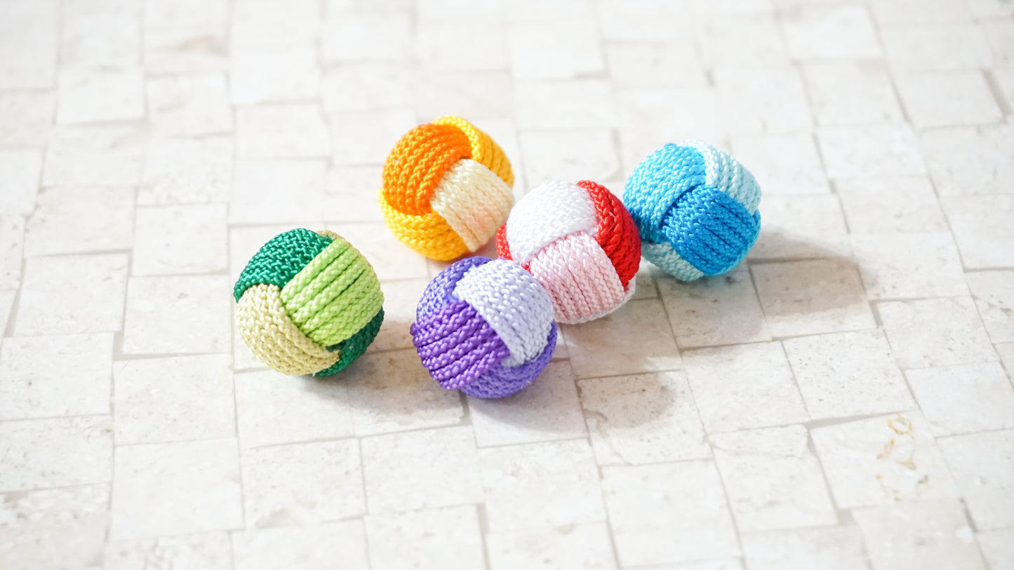 Handmade Colorful Knotted Gongi Game Set