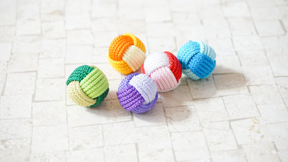 Handmade Colorful Knotted Gongi Game Set
