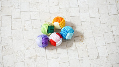 Handmade Colorful Knotted Gongi Game Set
