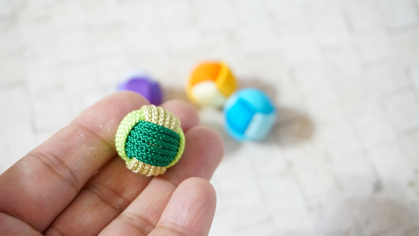 Handmade Colorful Knotted Gongi Game Set