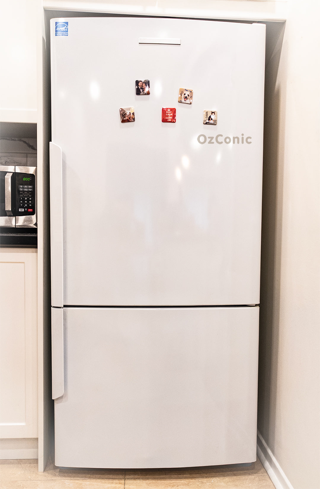 Customized 5cm(1.97inch) Square Photo, Pic Magnets, Display your precious memories here, Family, friends, furry friends, Characters, Art