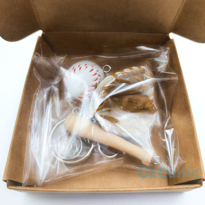 Mini baseball keychain DIY kit small Package